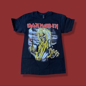 Iron Maiden Graphic Band Tee Men’s Medium Black Rock Concert Shirt